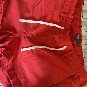 Torrid Vibrant Red Shorts with White Drawstring